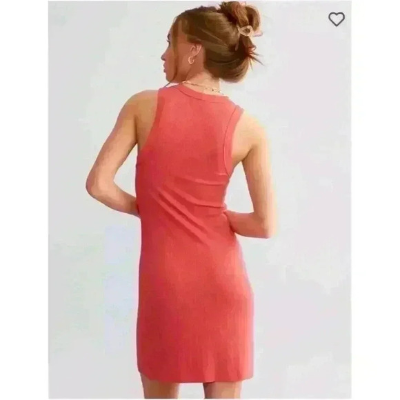 Z Supply Carolina Rib Mini Dress Mineral Red Sleeveless Tank Size XLARGE $79 - Picture 4 of 13